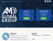 Tablet Screenshot of amglobalgroup.com
